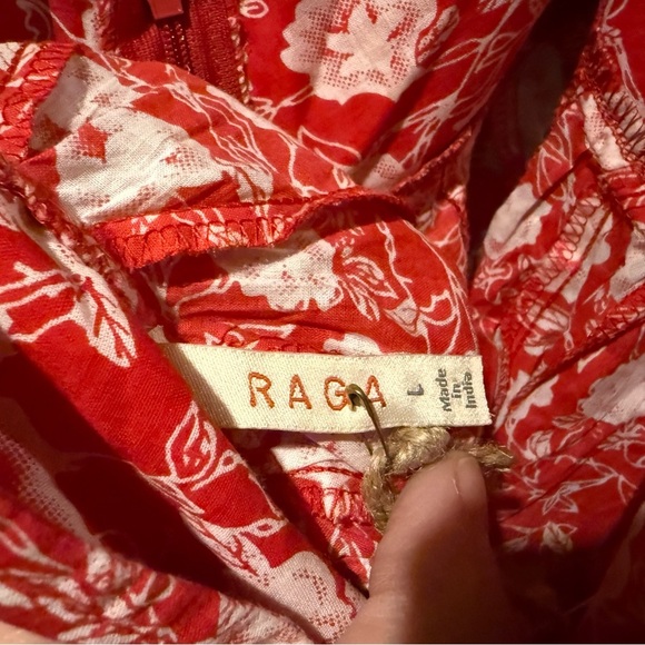 Ladies Raga size Large Floral Red and White Women's Skirt - Picture 4 of 5